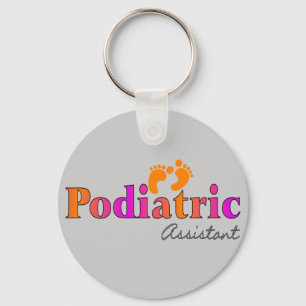 Porte-clés Assistant de Podiatric avec 2 pieds de conception