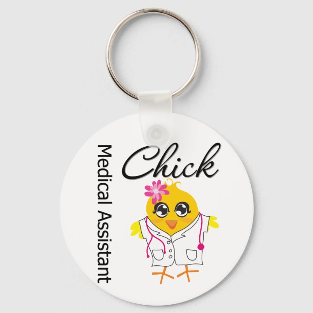Porte-clés Assistant Médicale Chick (Recto)