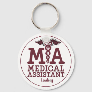 Porte-clés Assistant Médicale personnalisé Porte - clé Bourgo