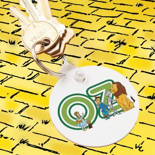 Porte-clés Assistant vintage de caractères Oz et de lettres t