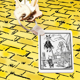 Porte-clés Assistant vintage d'Oz, Dorothy Toto Rencontre ave