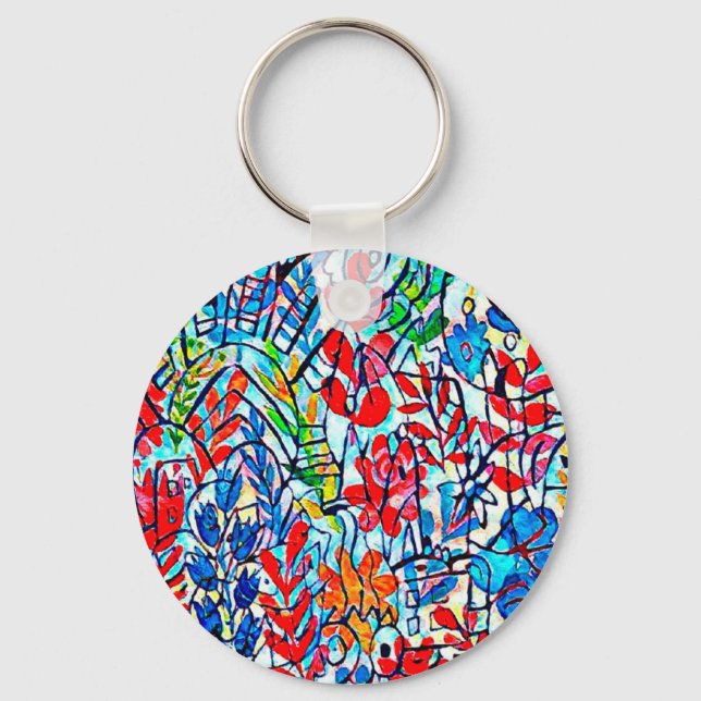 Porte-clés astral fleurs (Recto)