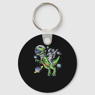 Porte-clés Astronaute Riding T-Rex Dinosaur Astro T-Rex Space