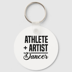 Porte-clés Athlète + Artiste = Danseur Ballerina Ballet Danse