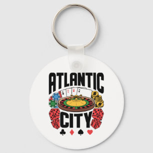 Porte-clés Atlantic City New Jersey Casino Gamme