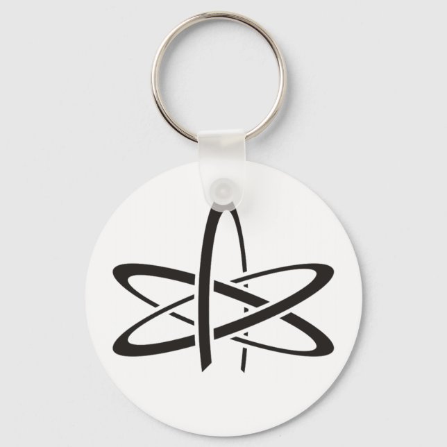 Porte-clés Atom athée (Recto)