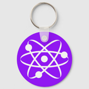 Porte-clés Atom violet violet