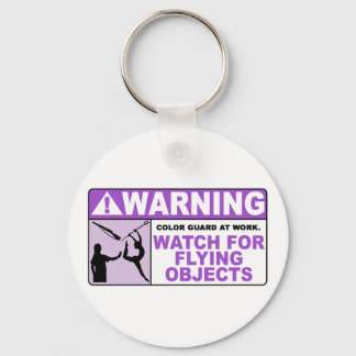 Porte-clés ATTENTION Surveillez Les Objets Volants !