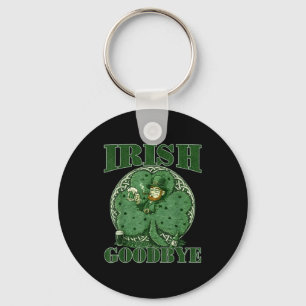 Porte-clés Au revoir irlandais st patricks day drôle leprecha