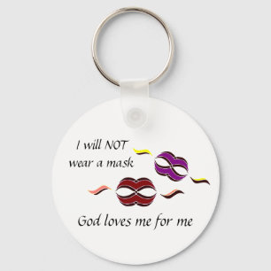 Porte-clés Aucun masque