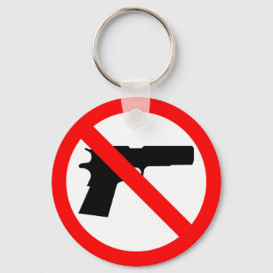 Porte-clés Aucun pistolet anti-armes