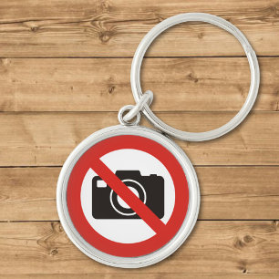Porte-clés Aucune photo autorisée