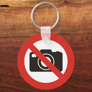 Porte-clés Aucune photo autorisée Porte - clé