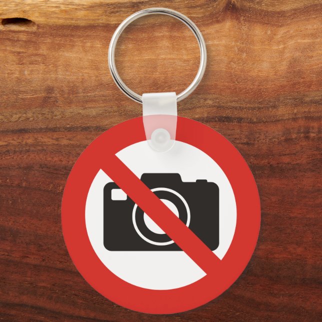 Porte-clés Aucune photo autorisée Porte - clé (Recto)
