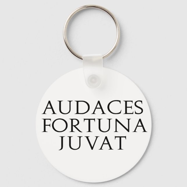 Porte-clés Audaces Fortuna Juvat (Recto)