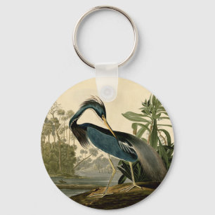 Porte-clés Audubon Louisiana Heron Water Bird