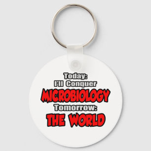 Porte-clés Aujourd'hui la microbiologie...Demain, le monde