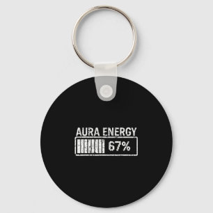 Porte-clés Aura Énergie À 67 Drôle Six Sept Mème Gen Alpha S