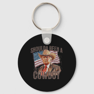 Porte-clés Aurait Dû Être Un Cow-boy Trump 2024 4 juillet U