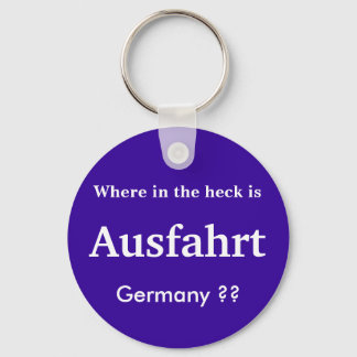 Porte-clés Ausfahrt Allemagne Porte - clé