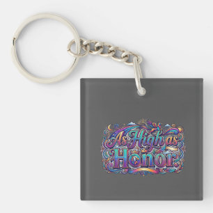 Porte-clés Aussi haut que l'honneur, t-shirt