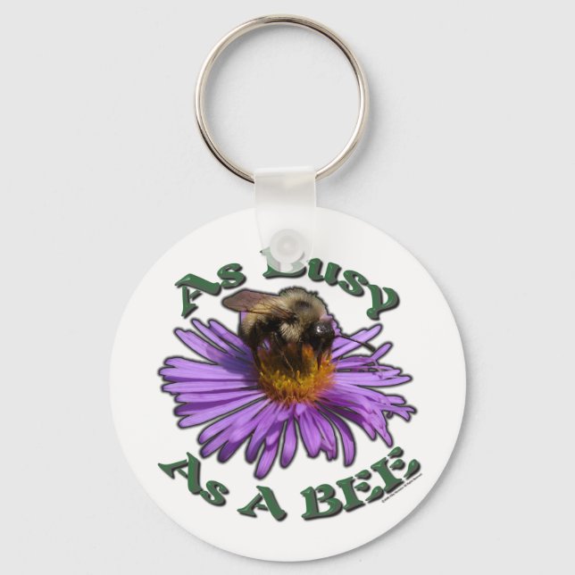 Porte-clés Aussi Occupé Qu'Une Abeille (Recto)