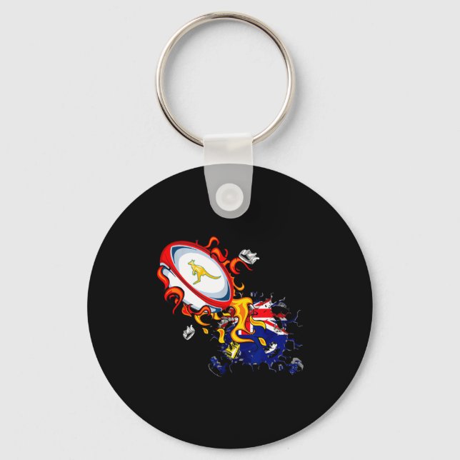 Porte-clés Australia Rugby, Wallabies Rugby Jersey, Australia (Recto)