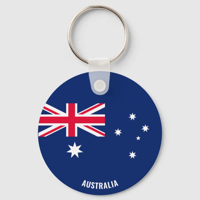 Porte-clés Australie Drapeau charmant patriotique (Recto)