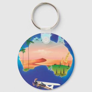 Porte-clés Australie poster Voyage vacances