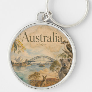 Porte-clés Australie pour les amoureux de l'Australie
