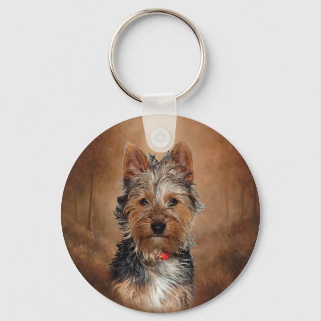 Porte-clés Australien Silky Terrier (Recto)