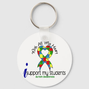 Porte-clés Autism I Support My Students