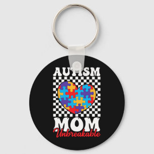 Porte-clés Autisme Maman Coeur Puzzle Mère Fils Autisme Prix