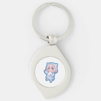 Porte-clés Autocollant de fille anime mignonne Kawaii