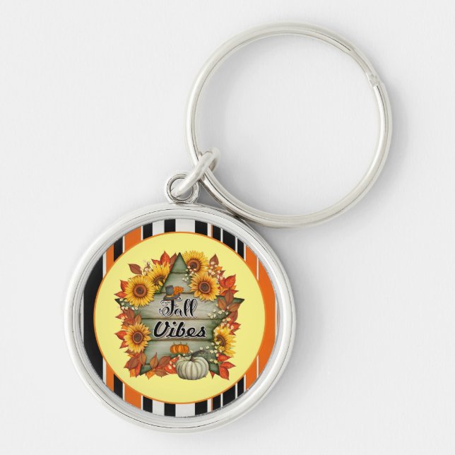 Porte-clés Automne Belle Collection tendance Thanksgiving (Devant)