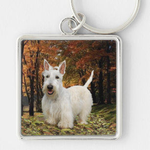 Porte-clés Automne de Wheaten Scottish Terrier