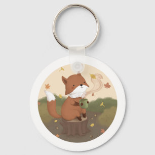 Porte-clés Automne magnifique : Fox