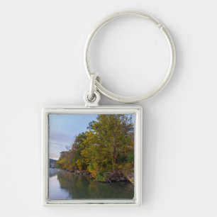 Porte-clés Automne Matin Lac Springfield