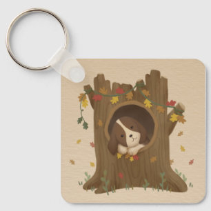 Porte-clés Automne stupéfiant : Beagle