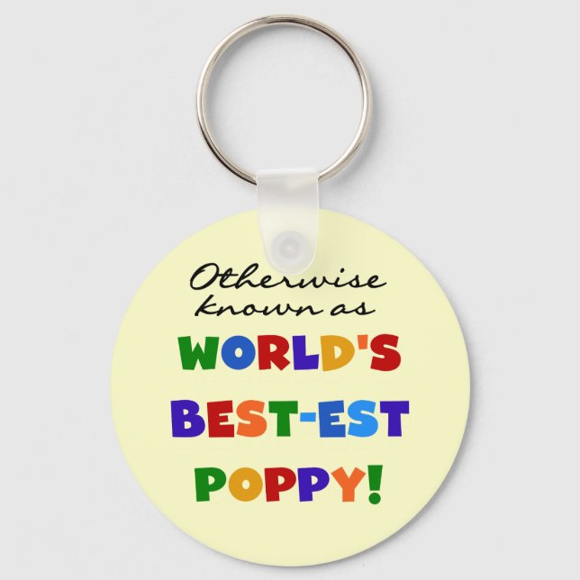 Porte-clés Autres Meilleurs Tshirts et cadeaux Poppy (Recto)