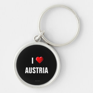 Porte-clés Autriche : I Love Austria porte - clé