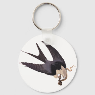 Porte-clés Avaler Queue Hawk avec Serpent Vintage Audubon