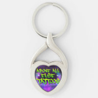 Avant tout autres tatouages Metal Heart Keychain
