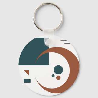 Porte-clés avec joli design géométrique