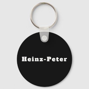 Porte-clés avec le nom Heinz-Peter