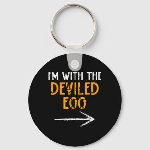 Porte-clés avec The Deviled Egg Halloween Matching Couple