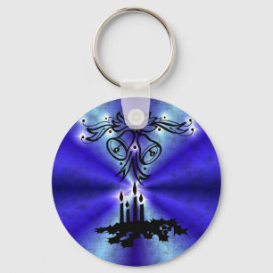 Porte-clés Avent, Artdeco de Noël sur Blue Green Rainbow