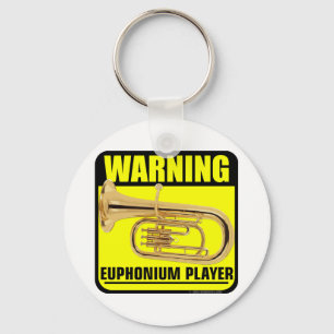 Porte-clés Avertissement ! Joueur d'euphonium