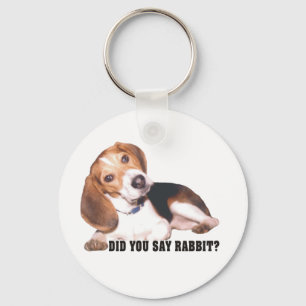 Porte-clés Avez-vous dit Porte - clé Beagle de lapin