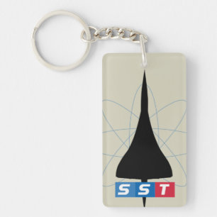 Porte-clés avion de ligne à réaction Super Sonic